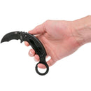 Fox Knives Brand Italy Chiropteka Couteau pliant Karambit acier inoxydable noir