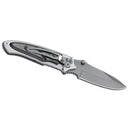 Fox Knives Brand pocket knife folding titanium coated 440 stainless black wood - GoMilitar