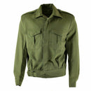 Genuine Greek army Field Ike jacket gabardine wool blaze Olive military NEW - GoMilitar