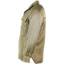 Genuine Greek army shirt fatigue dead stock chino khaki military jacket NEW - GoMilitar