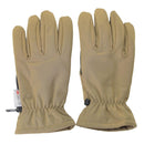 Pair of coyote brown Mil-Tec winter gloves with 3M Thinsulate insulation and adjustable wrist closures.
