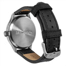 Montre Pilote Rétro MIL-TEC Mécanisme à Quartz Bracelet Cuir Naturel Noir