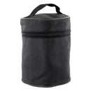Black cylindrical carrying case with zipper and handle for MIL-TEC U.S. military-style M-95 petrol stove
