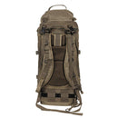 Large olive green tactical backpack with padded back and adjustable straps for comfort and durability in outdoor use