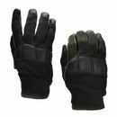 Original Austrian Army leather and Nomex tactical gloves with reinforced palms and knuckles for combat protection