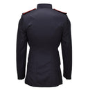 Tunique Militaire Britannique Originale Veste Formelle Laine Boutons Métal Noir