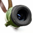 Vintage Yugoslavian army ON-M59 monocular sight tool with rubber eye cup and original leather strap military optic