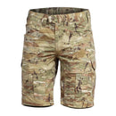 PENTAGON Lycos ripstop cargo shorts in lizard camo with reinforced pockets and durable polycotton blend fabric