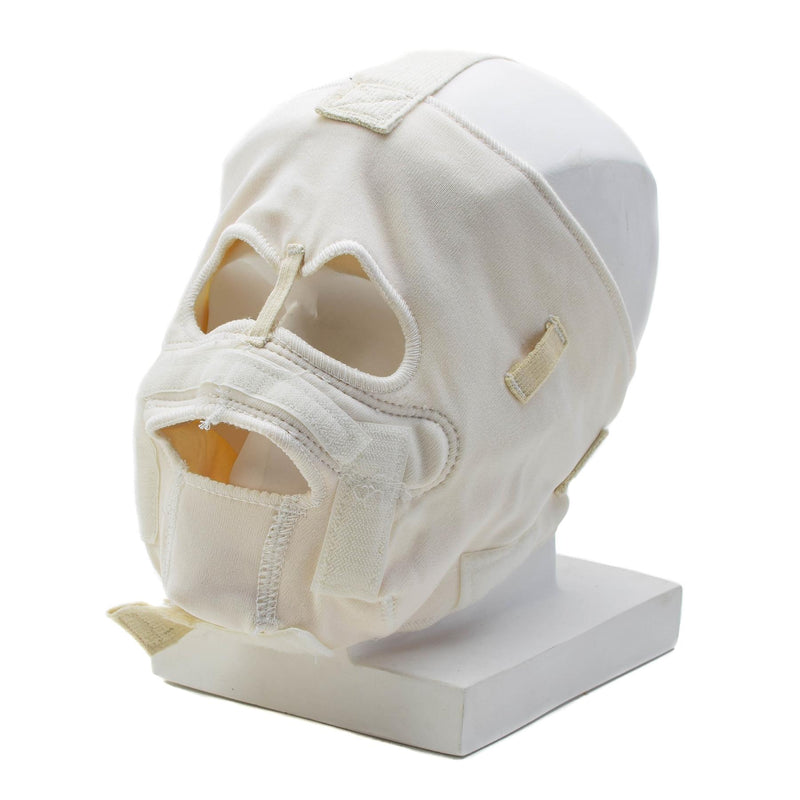 Masque facial intégral original de l'armée américaine vintage pour temps extrêmement froid blanc