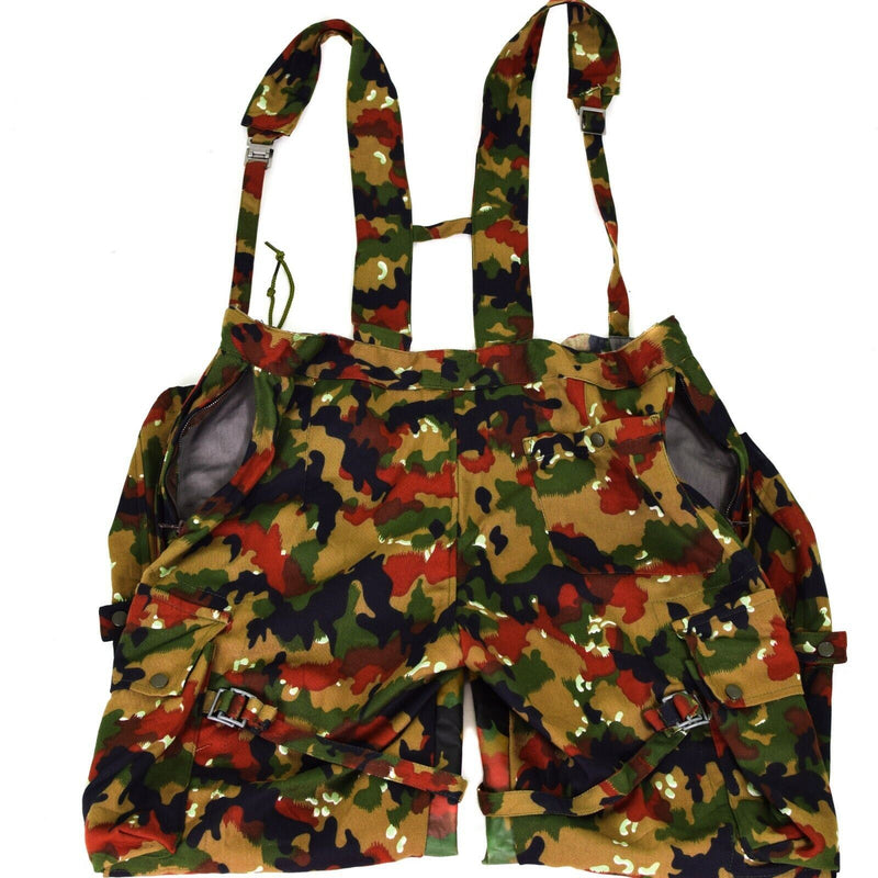 Pantalon de combat authentique de l'armée suisse M70 Pantalon de sniper de combat suisse Camo NEUF