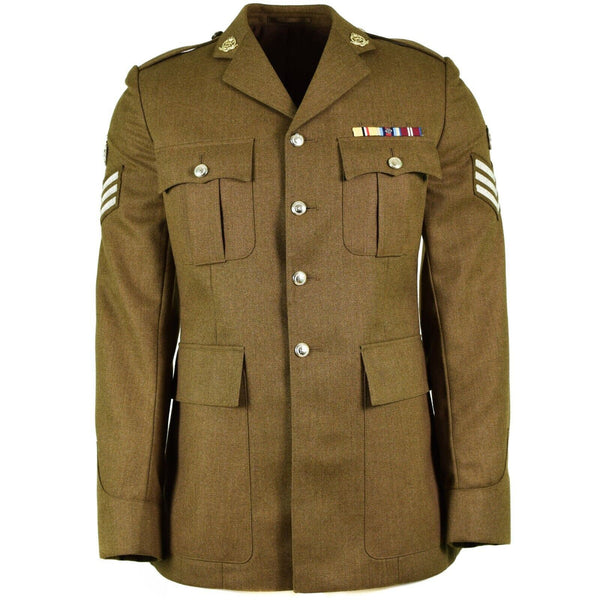 Veste militaire britannique d'origine, uniforme militaire, kaki, neuf