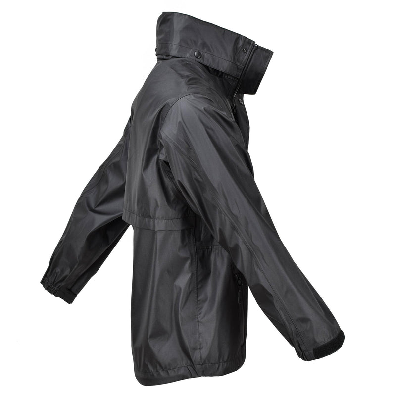 Veste de pluie de marque Mil-Tec Noir imperméable Hommes Vêtements de pluie résistants à l'eau hommes