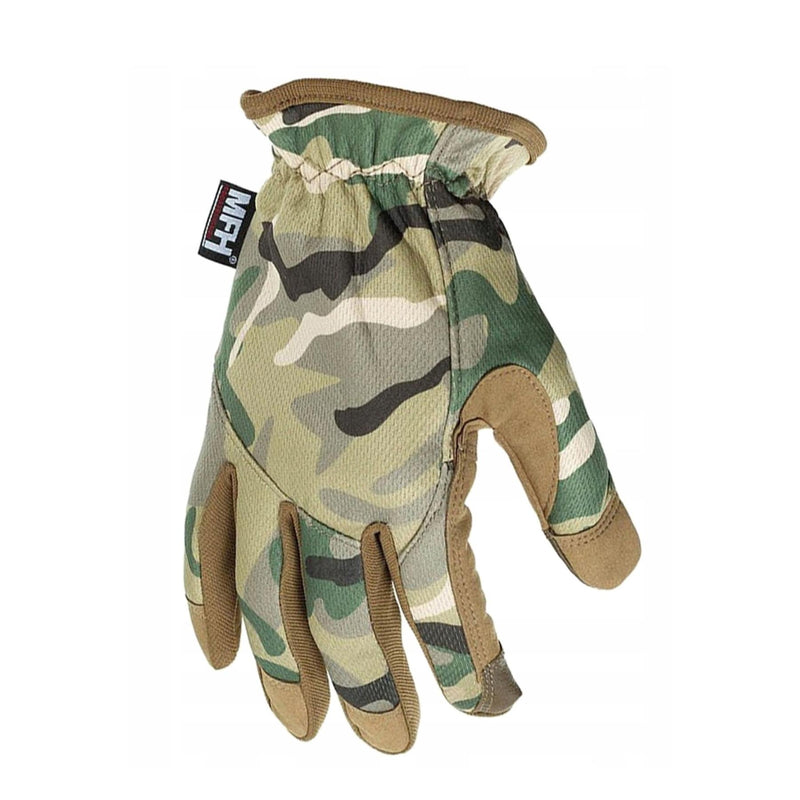 Gants de camouflage d'opération militaire de marque MFH, combat tactique, légers, coupe ajustée, NEUF