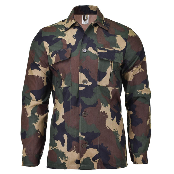 Chemisier de combat d'origine de l'armée hongroise, chemise camouflage, surplus militaire, NEUF