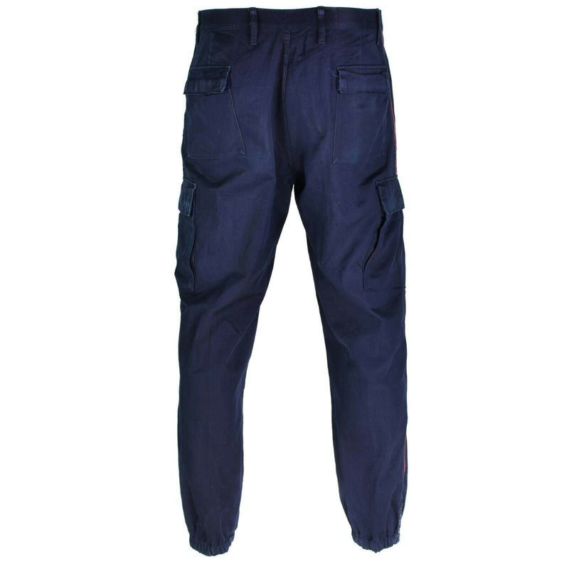 Pantalon bleu original de carabiniers de la police italienne