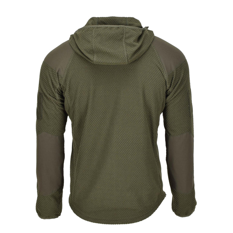 Veste thermique polaire style militaire de marque Blochl à capuche renforcée olive NEUF
