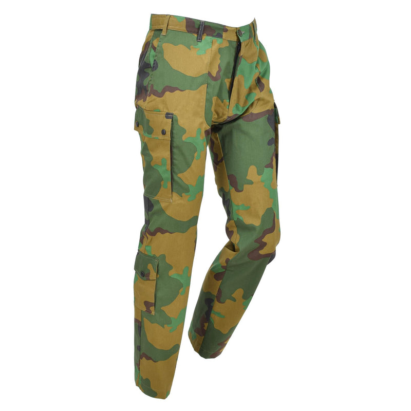 Pantalon tactique militaire néerlandais authentique, pantalon de combat renforcé, camouflage jungle, NEUF