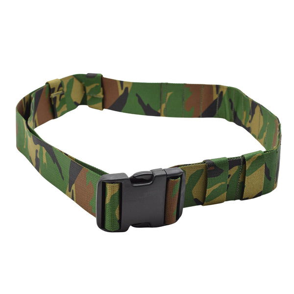 Ceinture tactique DPM militaire néerlandaise originale avec boucle en plastique réglable NEUF