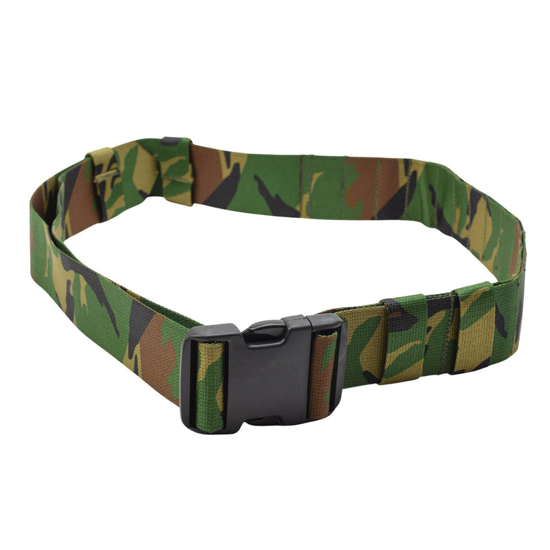 Ceinture tactique DPM militaire néerlandaise originale avec boucle en plastique réglable NEUF