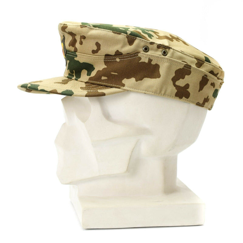 Véritable casquette tropicale de l'armée allemande originale BW, chapeau militaire camouflage désert NEUF