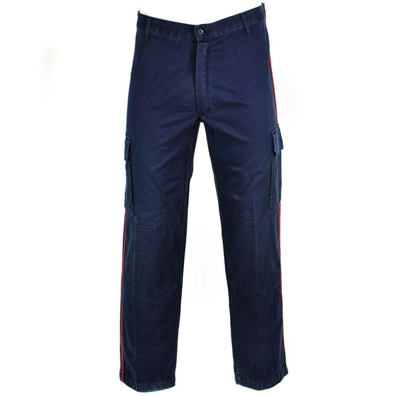 Pantalon bleu original de carabiniers de la police italienne