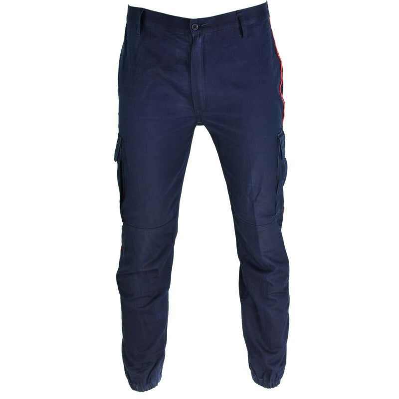 Pantalon bleu original de carabiniers de la police italienne