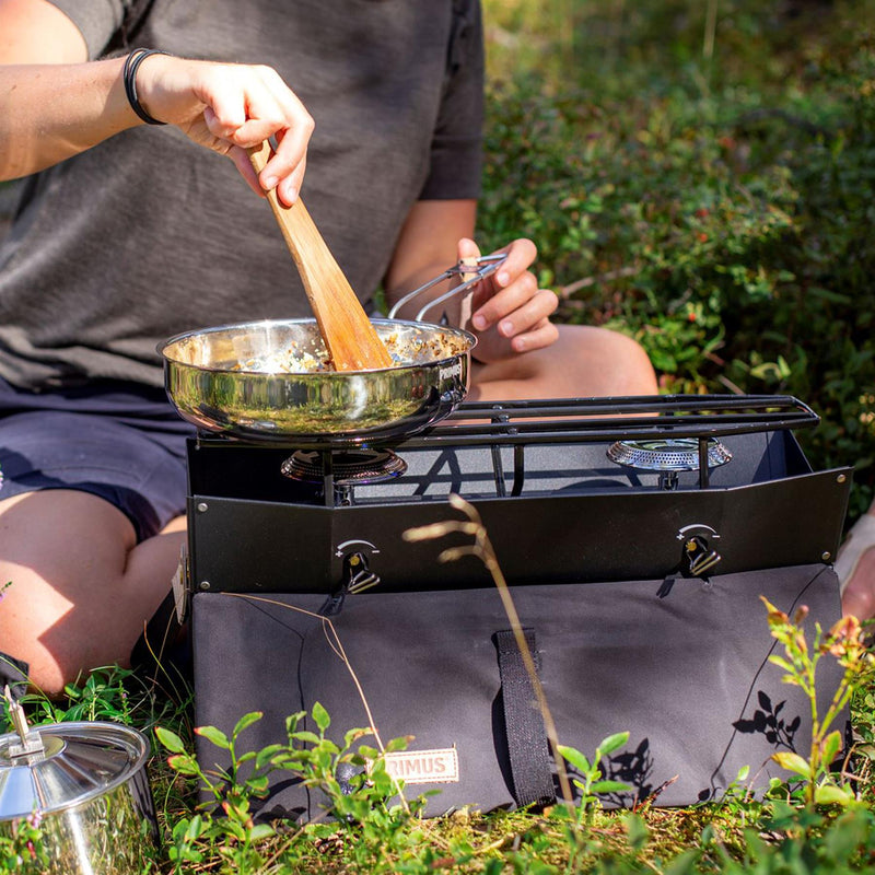 Primus Onja Stove DUO Réchaud de camping compact à double brûleur pour cuisine d'extérieur