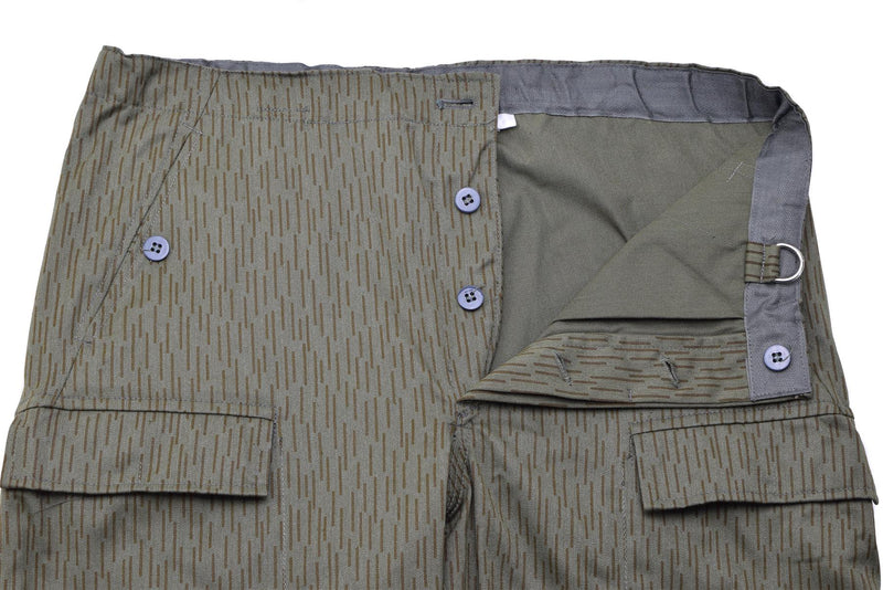 Pantalon tactique de camouflage strichtarn militaire allemand d'origine NVA NEUF