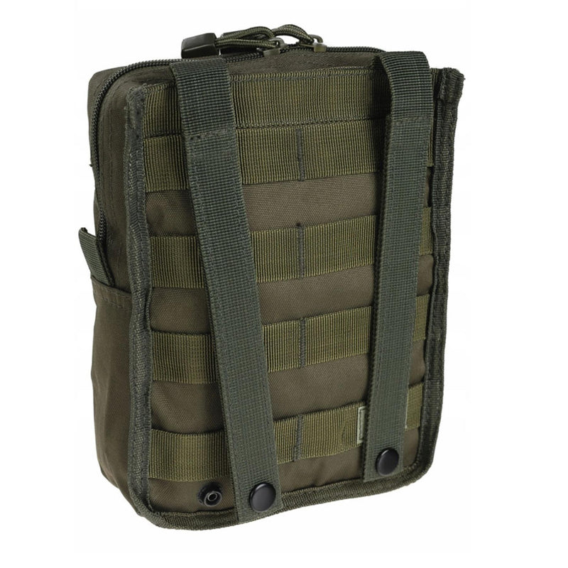Pochette de ceinture tactique MIL-TEC avec fermeture à glissière et fixation Molle, sac utilitaire olive