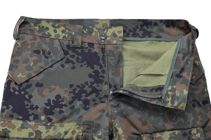 Pantalon de combat tactique de l'armée Leo Kohler pantalon de campagne cargo forcé camouflage flecktarn