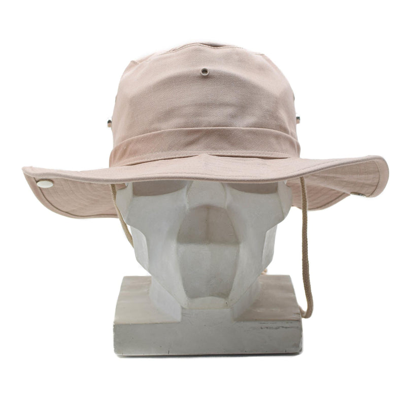 MFH Brand Military style bush hat summer khaki panama jungle bucket cap NEW
