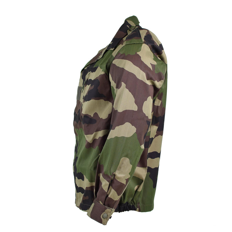 Véritable veste de combat F2 de l'armée française fatigue camouflage CE surplus militaire NEUF