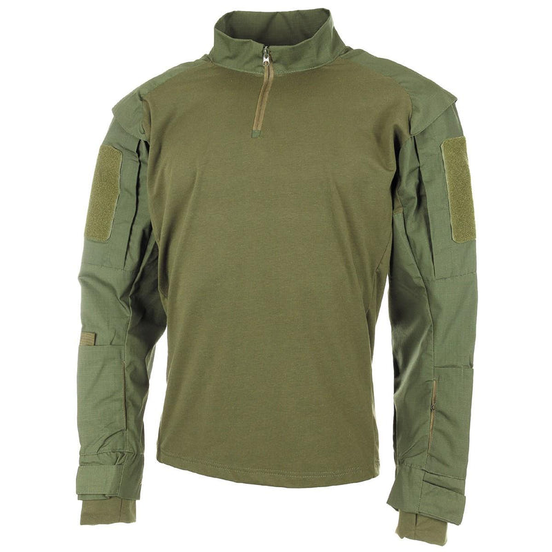 Chemises de combat de style militaire américain de marque MFH à manches longues BDU tactique olive NEUF