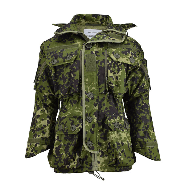 Veste de style militaire danoise de marque TACGEAR, ripstop, camouflage commando M84