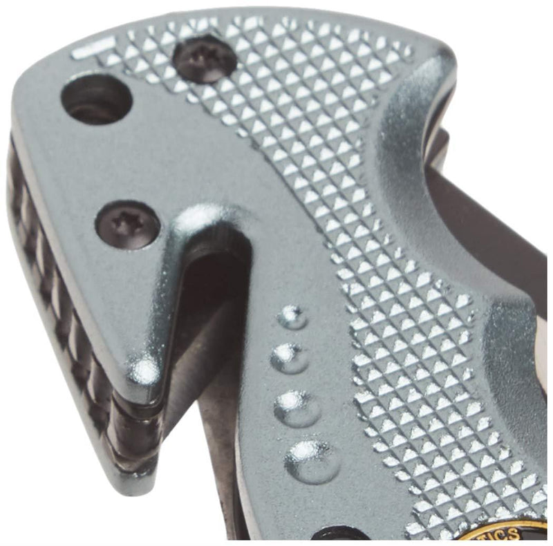 Boker Brand folding pocket knife Hero gray stainless steel 440A aluminum handle