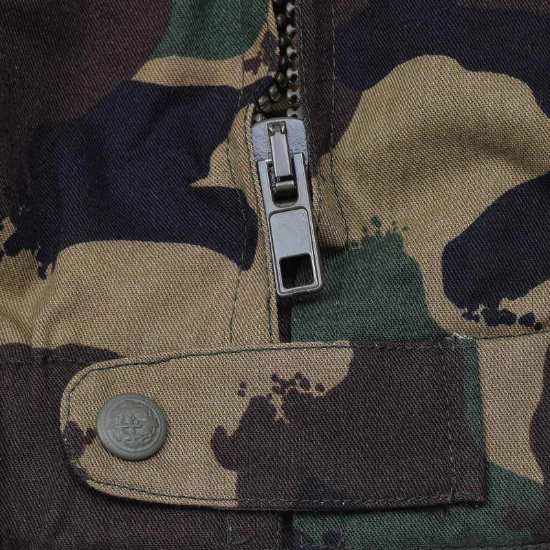 Veste de campagne militaire hongroise originale M1990 chemises forestières à quatre couleurs NEUF