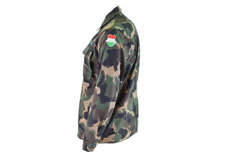 Véritable chemise de l'armée hongroise m90 camouflage 4 couleurs à manches longues militaire NEUF