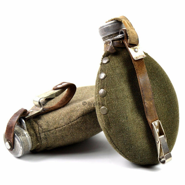 WWII Original Sweden swedish Army Drinking Flask Water Bottle Military Canteen