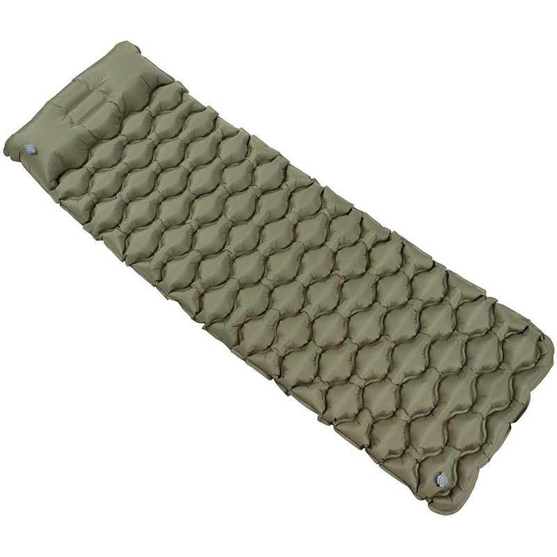 MFH inflatable sleeping pad headrest lightweight waterproof roll-up sleeping mat