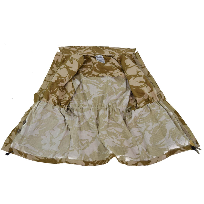 Veste de l'armée britannique originale, parka ripstop camouflage désert, édition militaire, NEUF