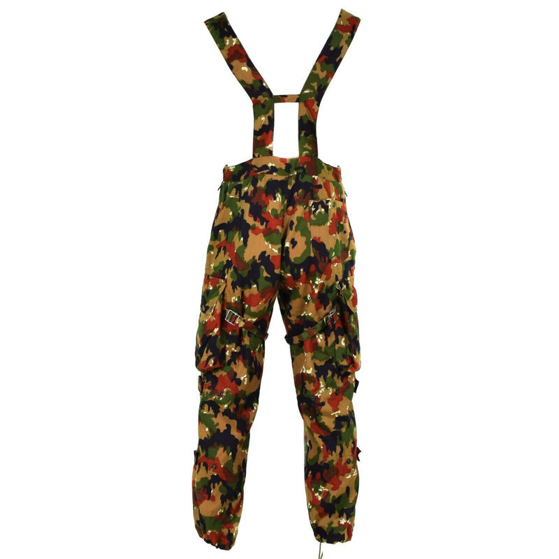 Pantalon de combat authentique de l'armée suisse M70 Pantalon de sniper de combat suisse Camo NEUF
