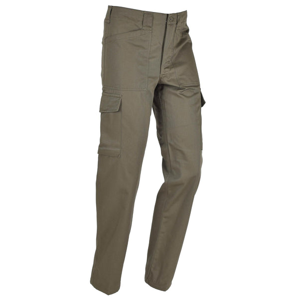 Pantalon cargo militaire autrichien original anzug 75 pantalon de service de travail olive NEUF