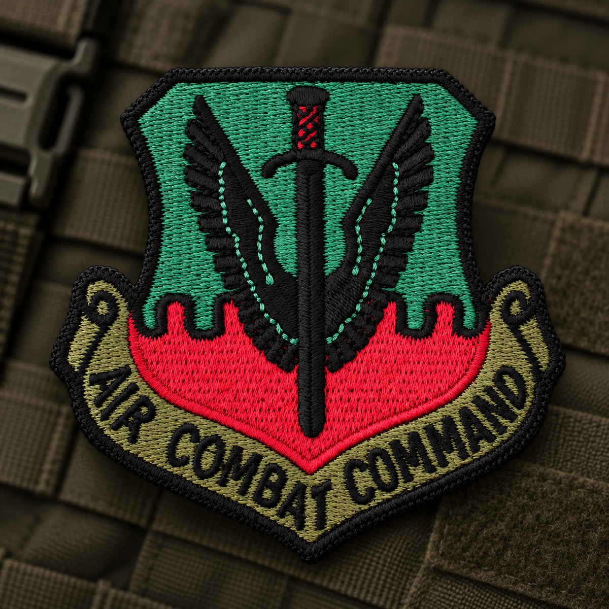 Patch original de commandement de combat aérien de l'US Air Force, ACC, surplus militaire de l'USAF