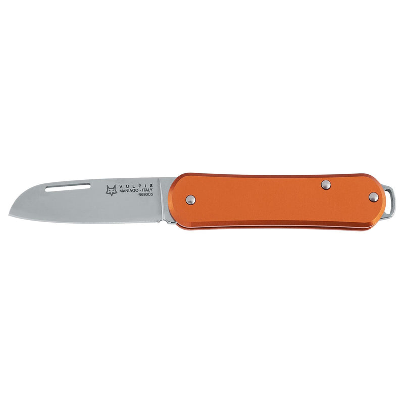 Fox Knives VULPIS FX-VP108 OR Folding Pocket Knife Stainless Steel N690Co Orange