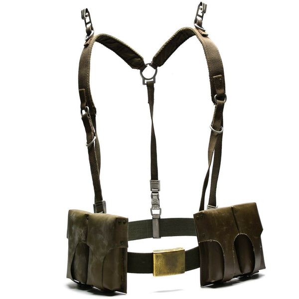 German army Y-strap suspenders belt webbing set system tactical harness pack kit
