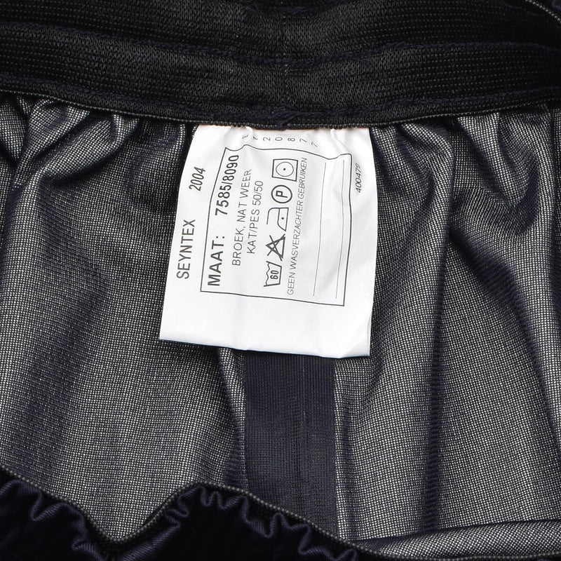 Pantalon de pluie authentique de l'armée néerlandaise Pantalon d'extérieur imperméable Gore-Tex pour temps humide