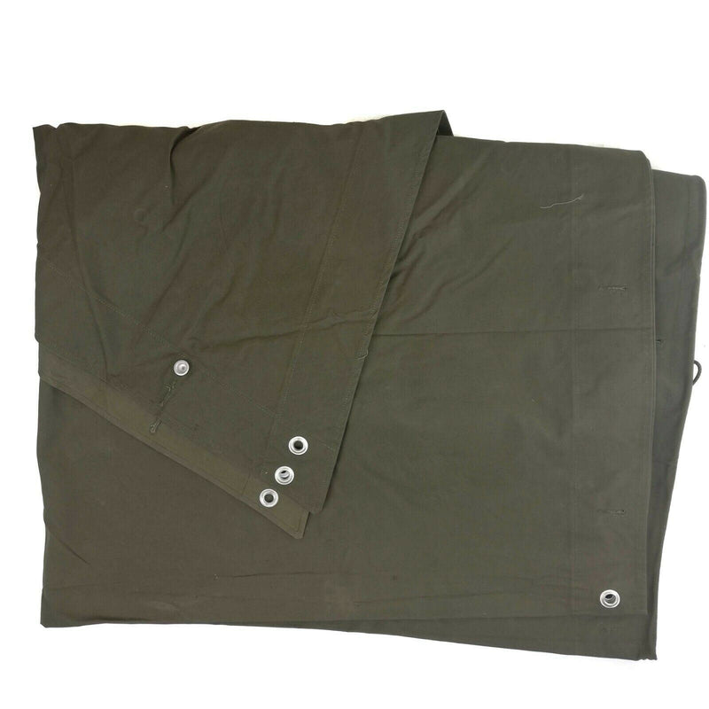 Poncho demi-zeltbahn d'origine de l'armée suédoise Olive surplus