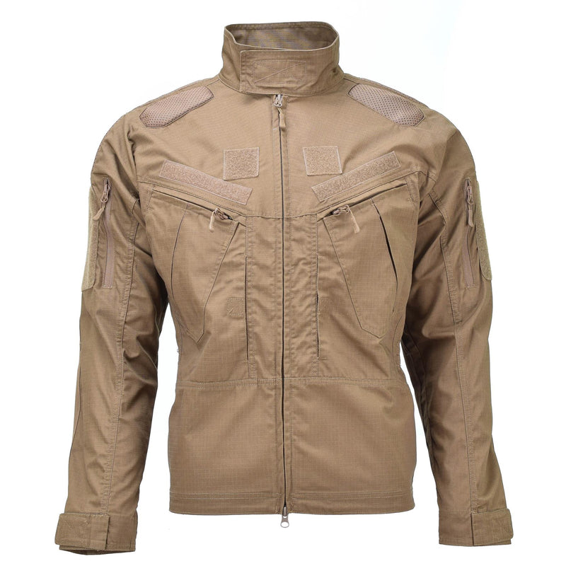 Veste de combat de style militaire en ripstop coyote foncé de marque Mil-Tec Chimera