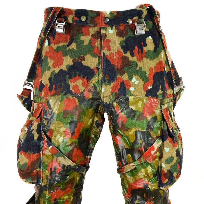 Pantalon de combat authentique de l'armée suisse M70 Pantalon de sniper camouflage de combat suisse