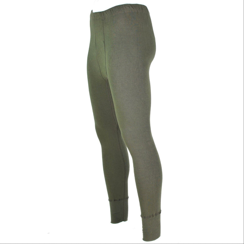 Pantalon de l'armée allemande authentique, caleçon long OD Olive, sous-vêtement pour temps froid, NEUF